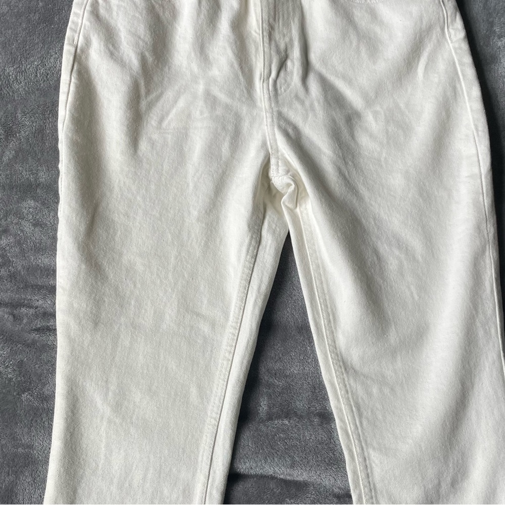 H&M Straight High Jeans - White - Picture 5 of 5